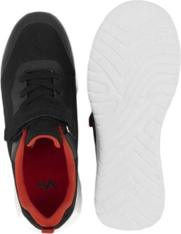 Vty sneakers zwart rood