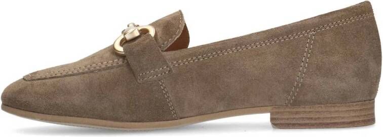 No Stress suède loafers taupe