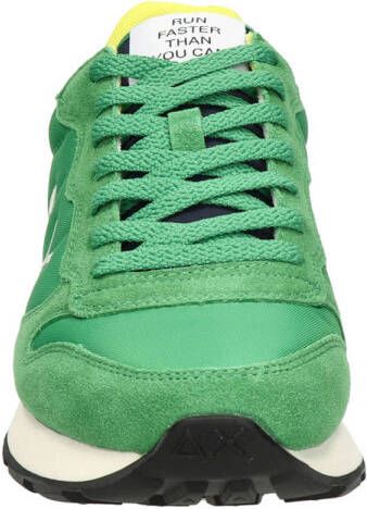 SUN68 Tom Solid suède sneakers groen