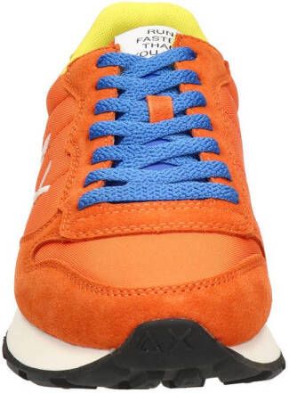 SUN68 Tom Solid suède sneakers oranje