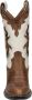 Bootstock Twist Cowboylaarzen Western Laarzen Meisjes Cognac - Thumbnail 3