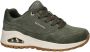 Skechers Uno Rugged suède sneakers donkergroen - Thumbnail 3