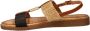 Dolcis sandalen beige zwart - Thumbnail 3