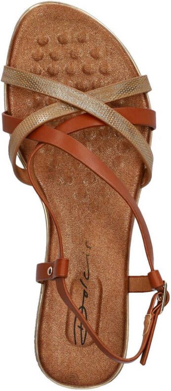 Dolcis sandalen cognac