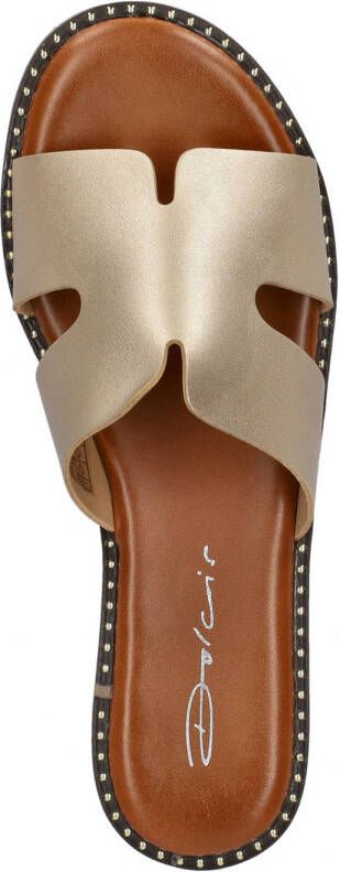 Dolcis slippers goud