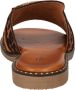 Dolcis slippers met panterprint cognac zwart - Thumbnail 4