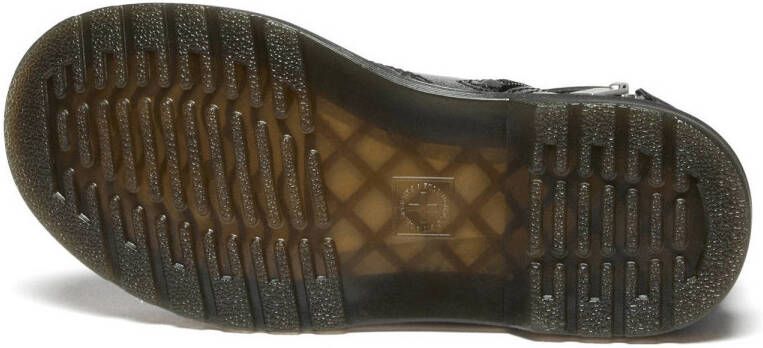 Dr. Martens 1460 J leren veterboots zwart zilver glitter