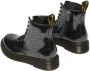 Dr. Martens 1460 J leren veterboots zwart zilver glitter - Thumbnail 3