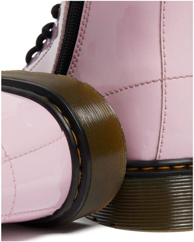 Dr. Martens 1460 J Pale Pink Patent Lamper lakleren veterboots lichtroze