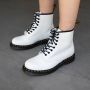 Dr. Martens 1460 Smooth White leren veterboots wit - Thumbnail 3