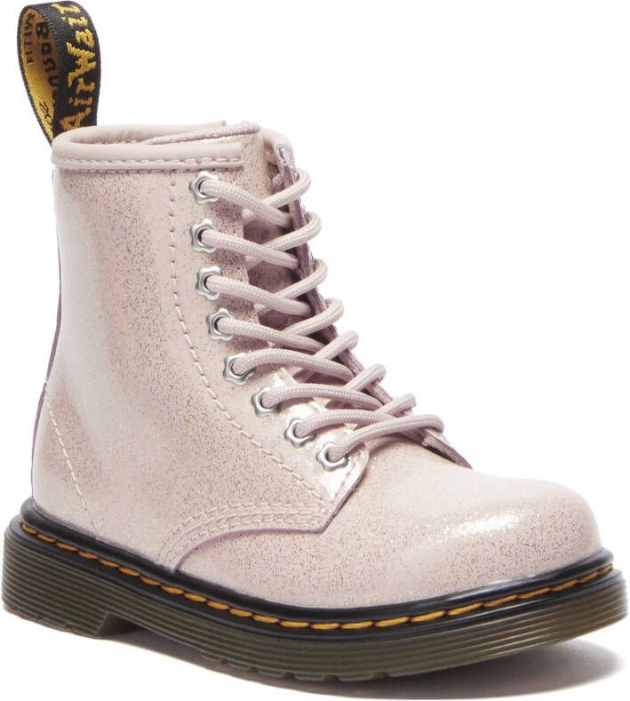 Dr. Martens 1460 T leren veterboots powder pink nebula glitter