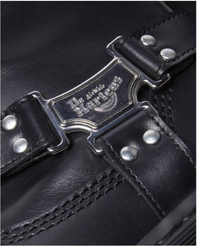 Dr. Martens Anistone Hi leren bikerboots zwart