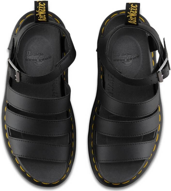 Dr. Martens Blaire leren sandalen zwart