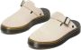Dr. Martens CARLSON WARM SAND E H SUEDE Platte sandalenDames Sandalen Wit beige - Thumbnail 11