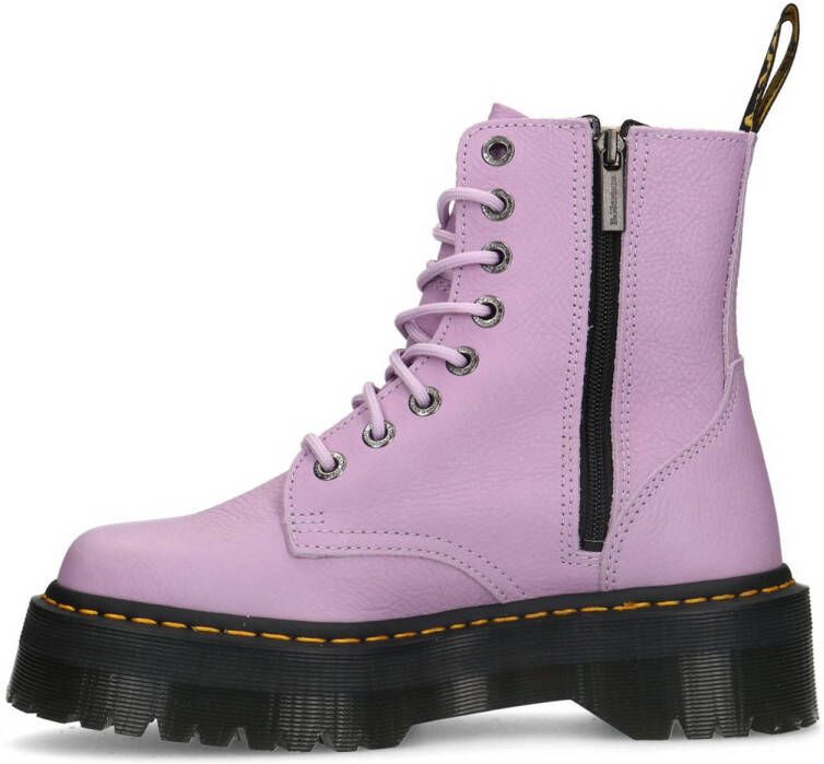 Dr. Martens Jadon leren veterboots lila