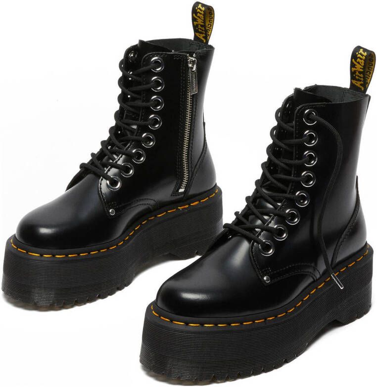 Dr. Martens Jadon Max leren veterboots Black Buttero