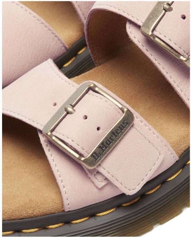 Dr. Martens Josef suède slippers Powder Pink Milled Nubuck WP