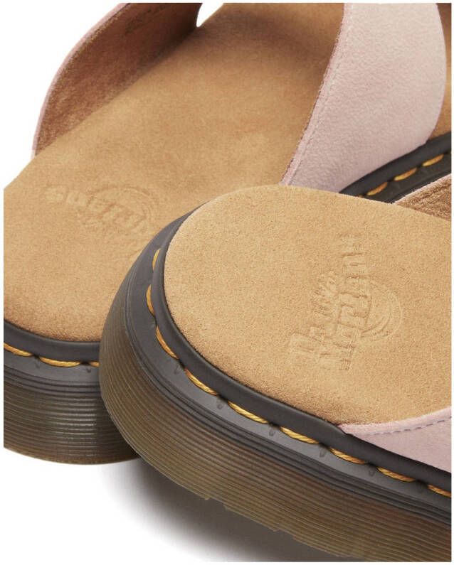 Dr. Martens Josef suède slippers Powder Pink Milled Nubuck WP