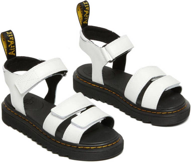 Dr. Martens Klaire leren sandalen wit