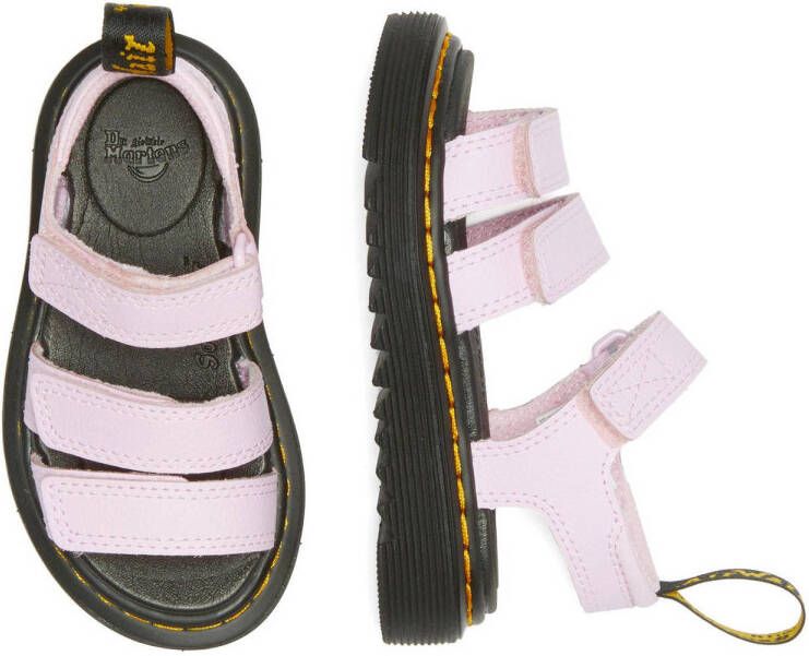 Dr. Martens Klaire T leren sandalen lichtroze