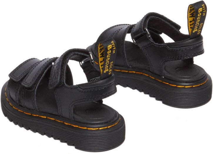 Dr. Martens Klaire T leren sandalen zwart