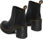 Dr. Martens Zwarte Leren Laarzen met Elastische Inzetstukken Black Dames - Thumbnail 9