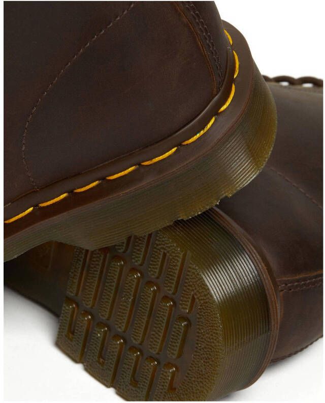 Dr. Martens leren veterboots donkerbruin