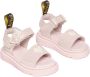 Dr. Martens Marlowe Hearts T leren sandalen Powder Pink - Thumbnail 8