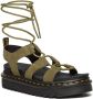 Dr. Martens Nartilla leren sandalen olijfgroen - Thumbnail 3