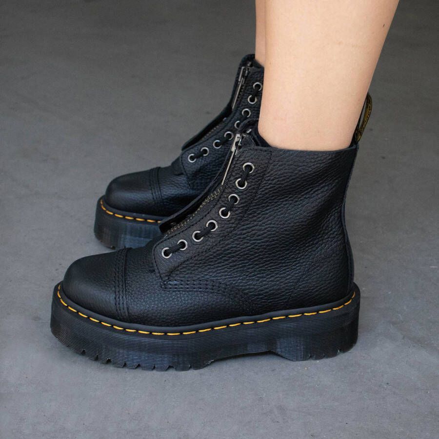 Dr. Martens Sinclair leren enkelboots zwart