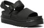 Dr. Martens Zwarte platte schoenen met verstelbare gespen en lichte sleehak Black Dames - Thumbnail 10