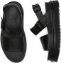 Dr. Martens Zwarte platte schoenen met verstelbare gespen en lichte sleehak Black Dames - Thumbnail 11