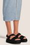 Dr. Martens Zwarte platte schoenen met verstelbare gespen en lichte sleehak Black Dames - Thumbnail 12