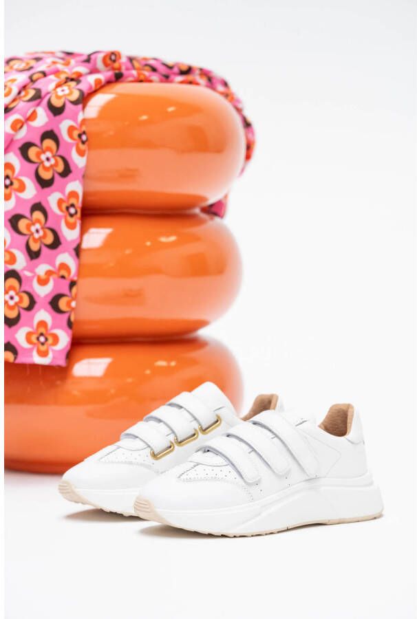 DWRS Cali leren sneakers wit