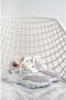 Dwrs Dames Sneakers Chester Denim Rose jeans Jeansblauw - Thumbnail 5