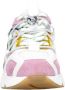 DWRS Isola chunky leren sneakers roze groen - Thumbnail 2