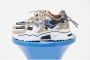 DWRS LABEL DWRS Jupiter denim | jeans stone Blauw Leer Lage sneakers Dames - Thumbnail 5