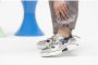 DWRS LABEL DWRS Jupiter denim | jeans stone Blauw Leer Lage sneakers Dames - Thumbnail 6