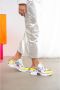 DWRS LABEL DWRS Jupiter tweed Pink Yello Roze Leer Lage sneakers Dames - Thumbnail 8