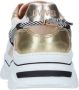 DWRS LABEL Jupiter metallic White Champagne Wit Leer Lage sneakers Dames - Thumbnail 6