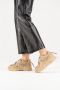 DWRS JUPITER studs chunky leren sneakers beige - Thumbnail 3
