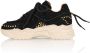 DWRS JUPITER studs chunky leren sneakers zwart - Thumbnail 17