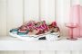 DWRS Jupiter tweed chunky leren sneakers beige fuchsia Roze Meisjes Leer 30 - Thumbnail 5
