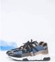 DWRS Pluto leren sneakers met pailletten roze blauw Meisjes Leer Meerkleurig 35 - Thumbnail 5