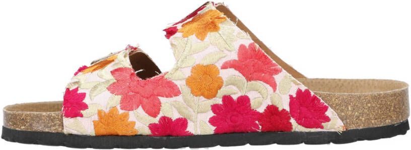 DWRS Madeira slippers roze oranje