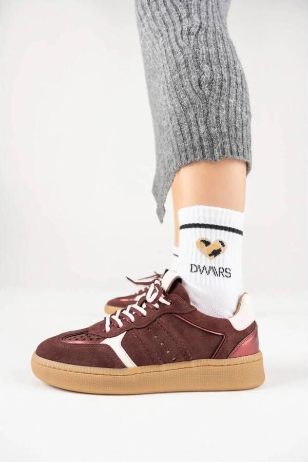 DWRS Mirabel suède sneakers bordeaux