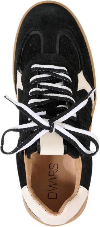 DWRS Mirabel verniz suède sneakers zwart