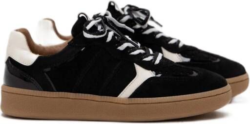 DWRS Mirabel verniz suède sneakers zwart
