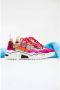 DWRS LABEL DWRS Pluto Steel Fuchsia Roze Leer Lage sneakers Dames - Thumbnail 5
