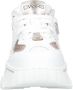DWRS Pluto chunky leren sneakers wit rosé - Thumbnail 2